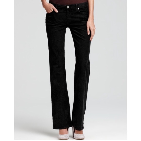 women's black corduroy pants bootcut